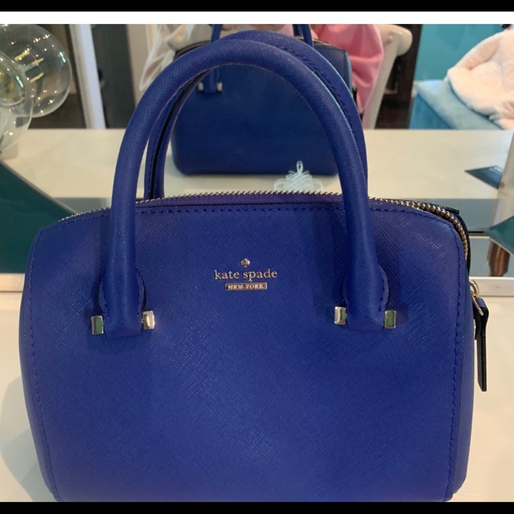 PERFECT CONDITION ROYAL BLUE KATE SPADE MINI PURSE